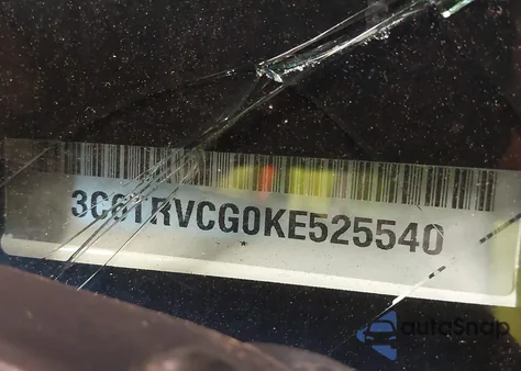 2019 Ram Promaster 2500 High Roof 136 Wb z USA, uszkodzony, nr VIN 3C6TRVCG0KE525540